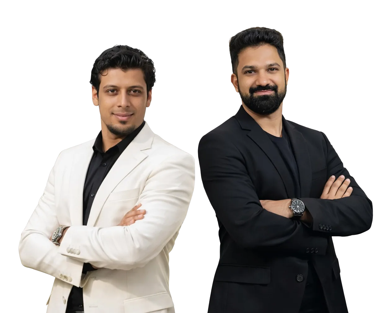 Hashir Zafran and Shajin Mohamed — Founders of Indian Creators Business Club